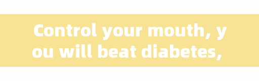 Control your mouth, you will beat diabetes, 5 taboos to keep in mind, every day to do as
